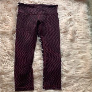 Lulu lemon crop leggings size 6